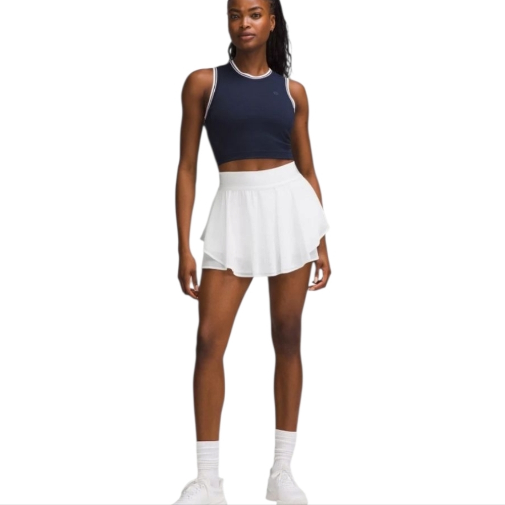 Women’s White Tennis Skort - Lightweight Athletic Shorts